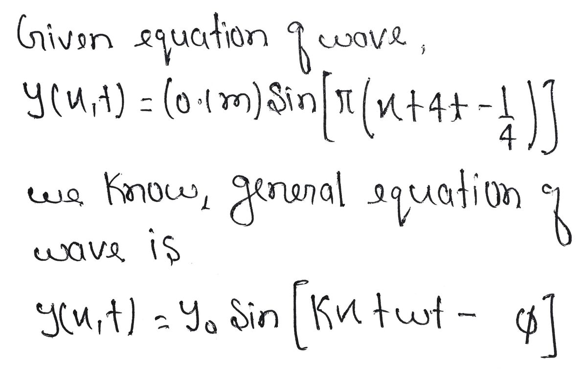 Physics homework question answer, step 1, image 1